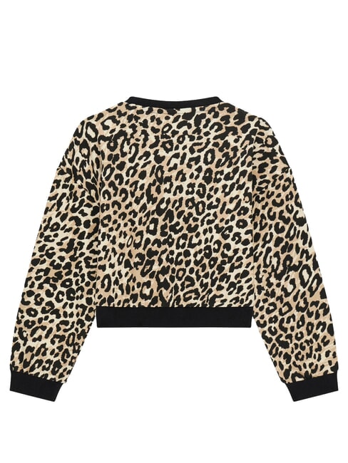 KID Girls' Cotton Sweatshirt wild leopard - Baby Sweatshirt
