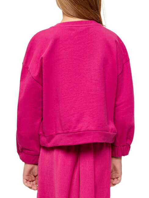 KID Cotton sweatshirt for girls fuchsia - Baby Sweatshirt