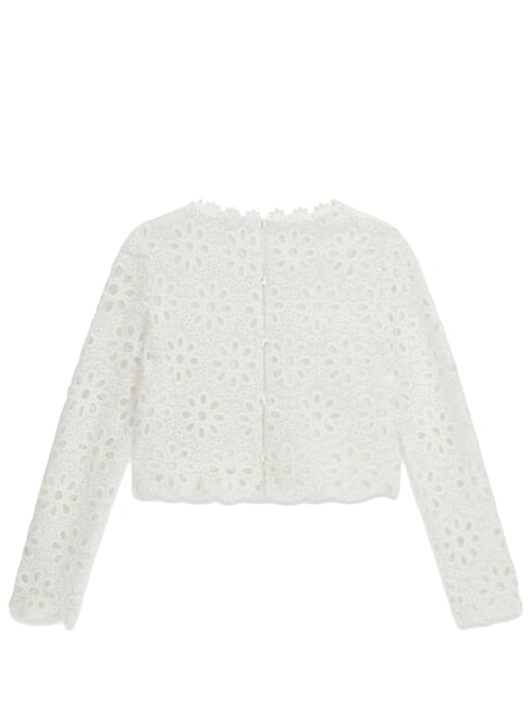 KID  Lace shirt purwhite - children's shirts