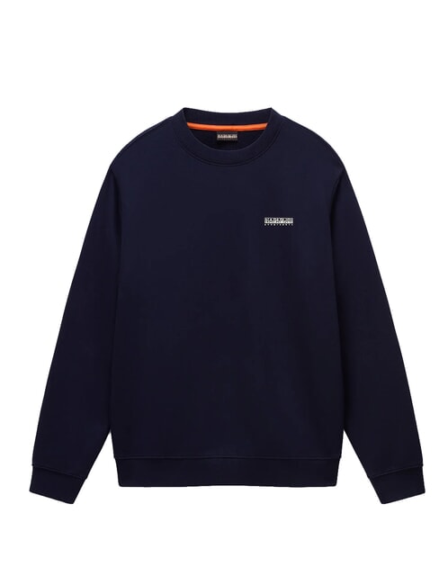 B-SMALL BOX C Cotton sweatshirt blu marine - Sweatshirts