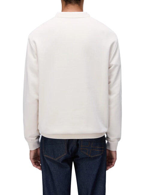 B-SMALL BOX C Cotton sweatshirt light beige - Sweatshirts