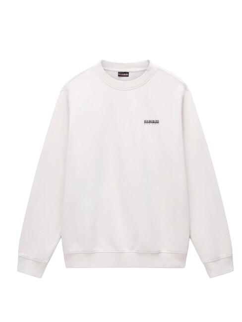 B-SMALL BOX C Cotton sweatshirt light beige - Sweatshirts