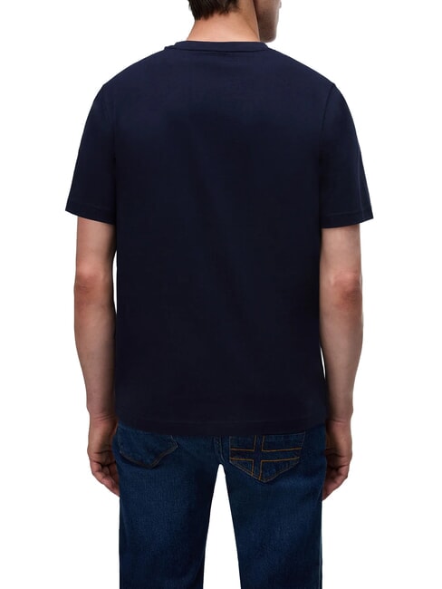 S-BOX LOGO SS 1 Cotton T-Shirt blu marine - T-shirt