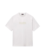 NAPAPIJRI S-BOX LOGO SS 1 Cotton T-Shirt white whisper - T-shirt - 3