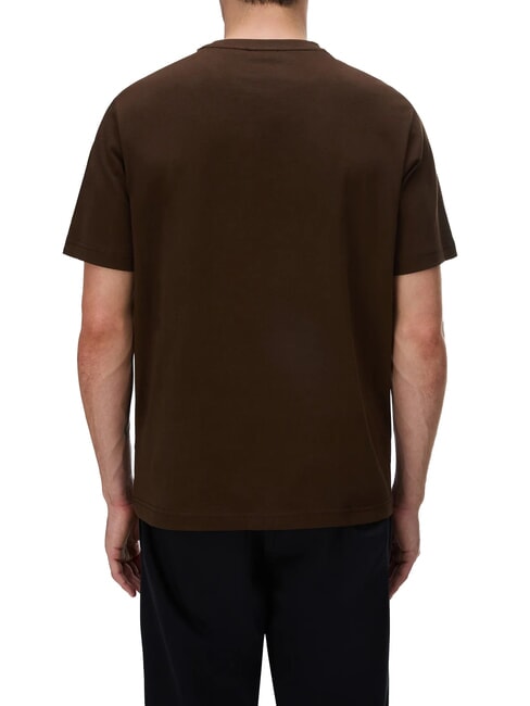 S-BOX LOGO SS 1 Cotton T-Shirt dark brown - T-shirt