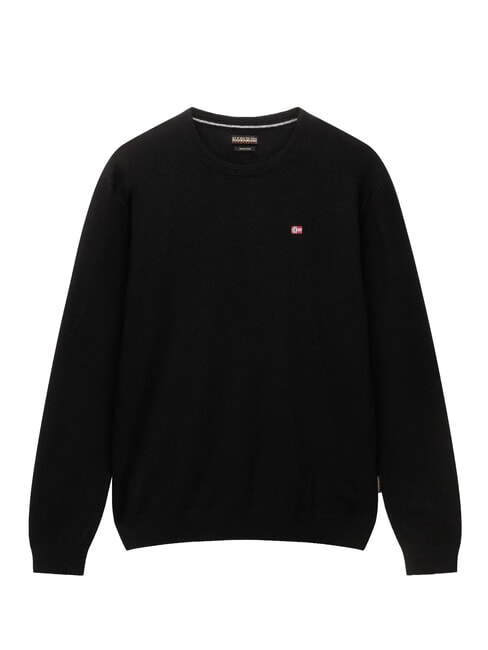 DAMAVAND Wool sweater black 041 - Men's Sweaters