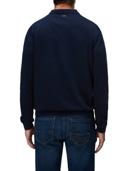 DROZ Crew neck sweater blu marine - Men's Sweaters