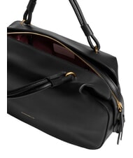 COCCINELLE LIZZIE Handbag with shoulder strap, in leather Black - Women&rsquo;s Bags - 4