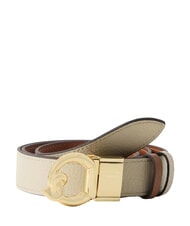 COCCINELLE C-ME BICOLOR  Reversible leather belt - Belts