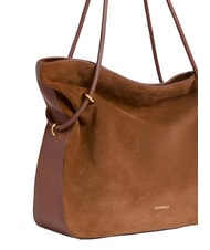 COCCINELLE LIZZIE SUED.BIM Suede shoulder bag cognac - Women&rsquo;s Bags - 4