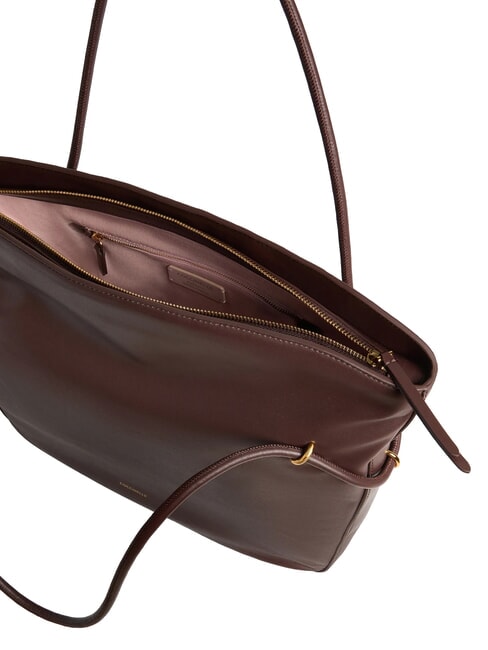 LIZZIE Leather shoulder shopping bag berry - Women&rsquo;s Bags