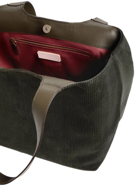 C-EASY CORDURO Leather shoulder shopping bag mud - Women&rsquo;s Bags