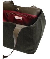 COCCINELLE C-EASY CORDURO Leather shoulder shopping bag mud - Women&rsquo;s Bags - 4