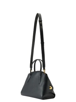 TYLDE SOFT Shoulder bag with shoulder strap, in leather Black - Women&rsquo;s Bags