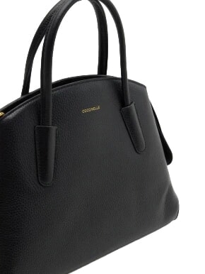 TYLDE SOFT Shoulder bag with shoulder strap, in leather Black - Women&rsquo;s Bags