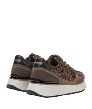SUN68 BIG ALLY SEQUIN Sneakers Brown - Women&rsquo;s shoes - 4