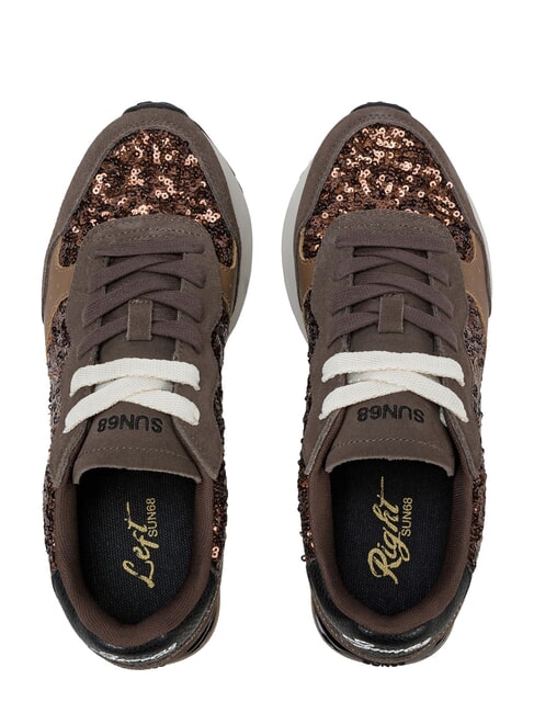 BIG ALLY SEQUIN Sneakers Brown - Women&rsquo;s shoes