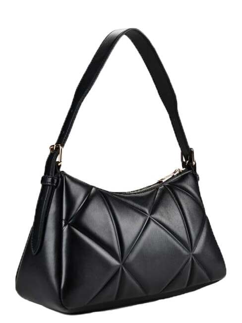 EMBOSSED QUILTED Shoulder bag, adjustable Black - Women&rsquo;s Bags