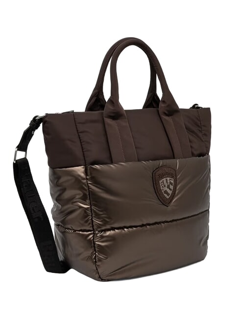 PADDED Shopping Bag with shoulder strap DarkBrown - Women&rsquo;s Bags