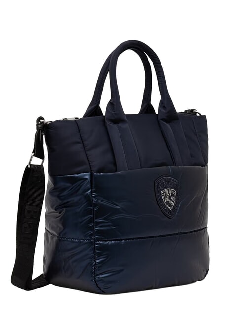 PADDED Shopping Bag with shoulder strap BLUE - Women&rsquo;s Bags