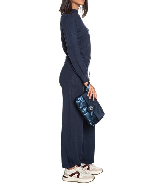 PADDED Clutch bag with cuff BLUE - Women&rsquo;s Bags