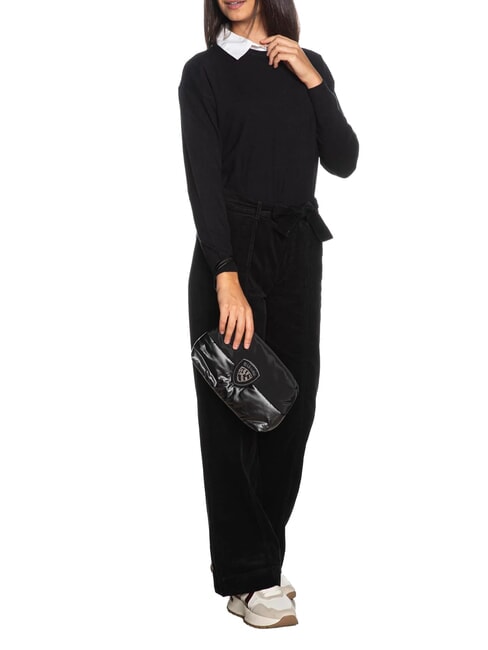 PADDED Clutch bag with cuff BLACK - Women&rsquo;s Bags