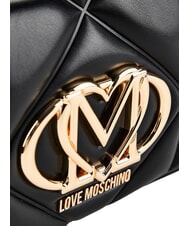 LOVE MOSCHINO EMBOSSED QUILTED Shoulder bag Black - Women&rsquo;s Bags - 4