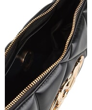 LOVE MOSCHINO EMBOSSED QUILTED Shoulder bag Black - Women&rsquo;s Bags - 5