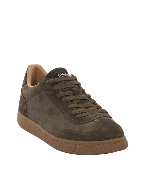 LOWELL Leather sneakers MILITARY GREEN - Men&rsquo;s shoes