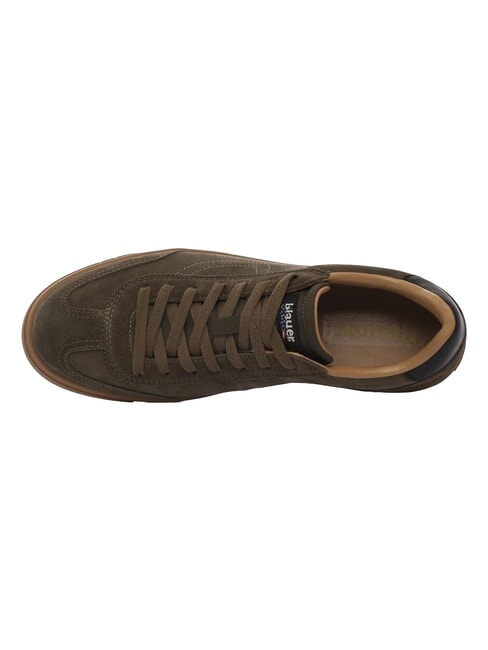 LOWELL Leather sneakers MILITARY GREEN - Men&rsquo;s shoes