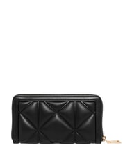 LOVE MOSCHINO EMBOSSED QUILTED Large zip-around wallet Black - Women&rsquo;s Wallets - 2