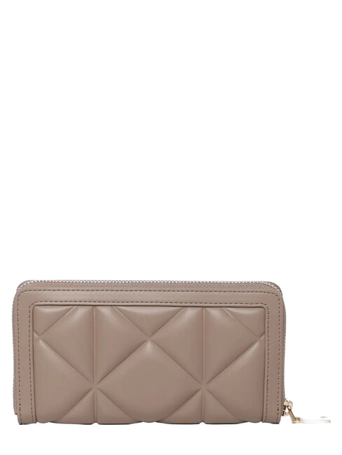 EMBOSSED QUILTED Large zip-around wallet sand - Women&rsquo;s Wallets