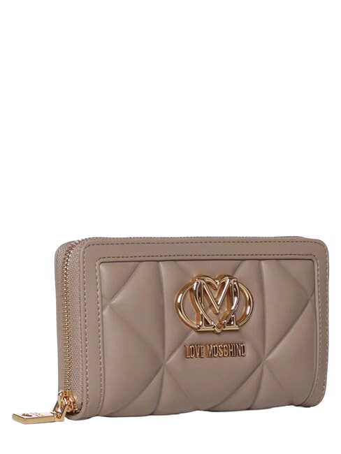 EMBOSSED QUILTED Large zip-around wallet sand - Women&rsquo;s Wallets