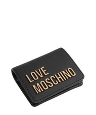 LOVE MOSCHINO BOLD LOVE Compact, zip-around wallet Black - Women&rsquo;s Wallets - 4