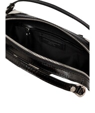 GIANNI CHIARINI ALIFA Leather shoulder bag, with shoulder strap black and white zebra - Women&rsquo;s Bags - 5