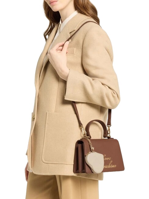 PADLOCK Handbag, with shoulder strap walnuts - Women&rsquo;s Bags