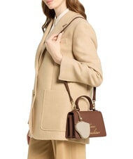 LOVE MOSCHINO PADLOCK Handbag, with shoulder strap walnuts - Women&rsquo;s Bags - 2
