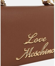 LOVE MOSCHINO PADLOCK Handbag, with shoulder strap walnuts - Women&rsquo;s Bags - 4
