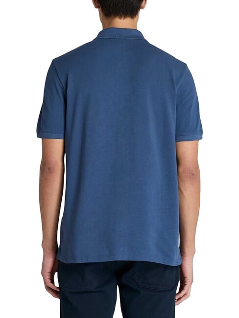 OYSTER RIVER Short-sleeved polo shirt, pure cotton ocean - Polo shirt