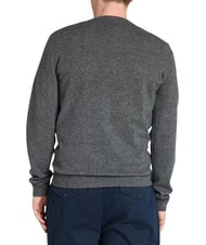 TIMBERLAND MERINO Crewneck sweater in wool blend dgh-obsn - Men's Sweaters - 2