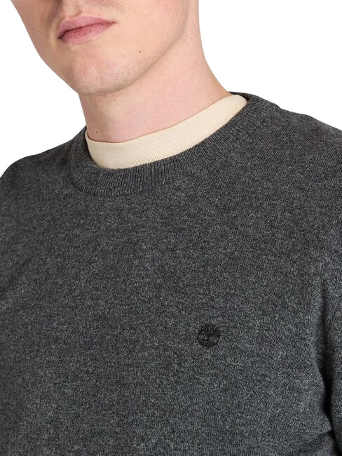 MERINO Crewneck sweater in wool blend dgh-obsn - Men's Sweaters