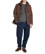 TIMBERLAND MERINO Crewneck sweater in wool blend dgh-obsn - Men's Sweaters - 4
