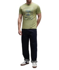 TIMBERLAND WATER Short-sleeved T-shirt, pure cotton light green - T-shirt - 3