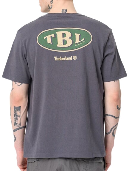 GAS STATION Short-sleeved T-shirt, pure cotton blackened pearl - T-shirt