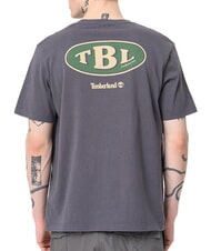 TIMBERLAND GAS STATION Short-sleeved T-shirt, pure cotton blackened pearl - T-shirt - 2