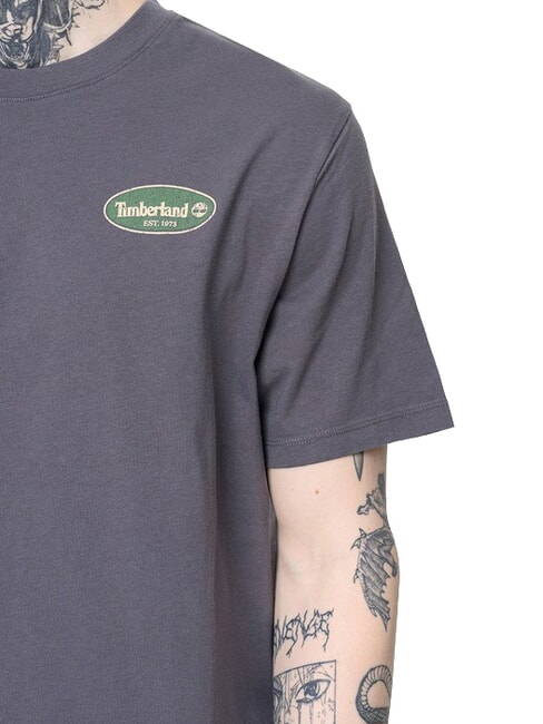 GAS STATION Short-sleeved T-shirt, pure cotton blackened pearl - T-shirt