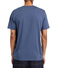 TIMBERLAND KENNEBEC RIVER LINEAR LOGO Cotton T-shirt ocean - T-shirt - 2