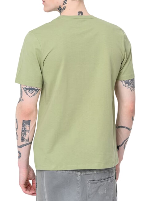 KENNEBEC RIVER LINEAR LOGO Cotton T-shirt light green - T-shirt