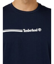 TIMBERLAND TIER3 Pure cotton T-shirt dark sapphire - T-shirt - 3