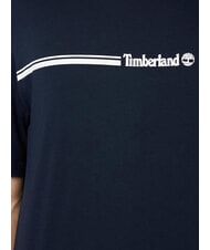 TIMBERLAND TIER3 Pure cotton T-shirt dark sapphire - T-shirt - 4
